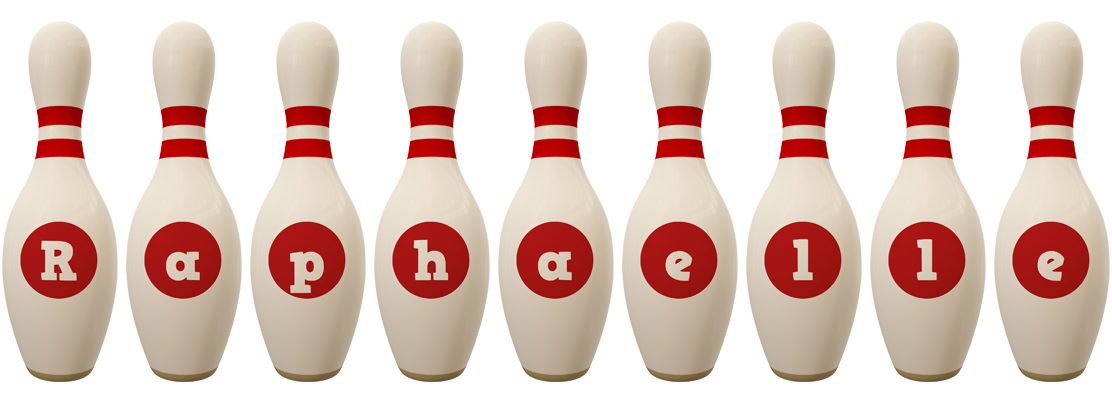 Raphaelle bowling-pin logo