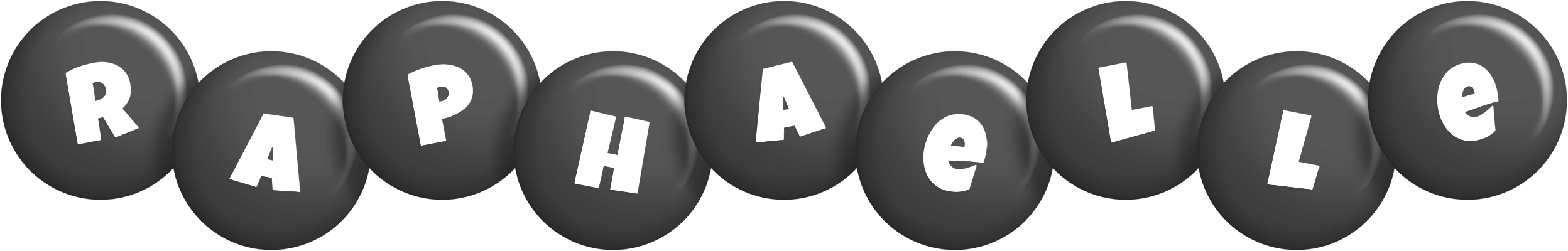 Raphaelle candy-black logo