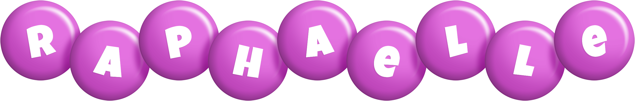 Raphaelle candy-purple logo