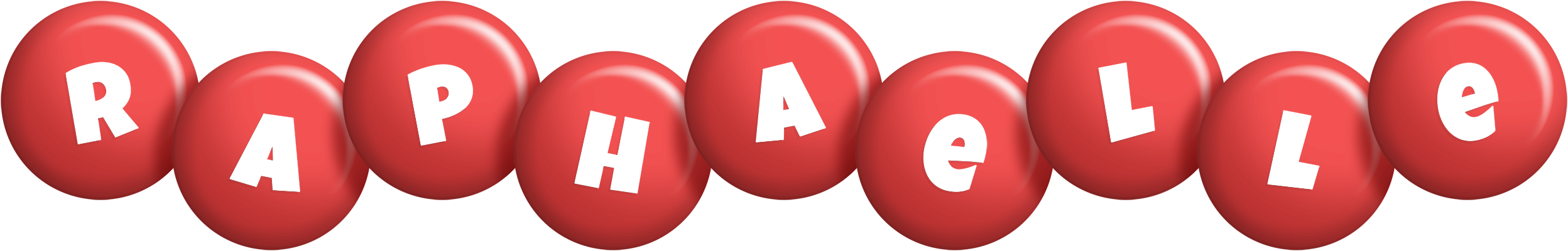 Raphaelle candy-red logo