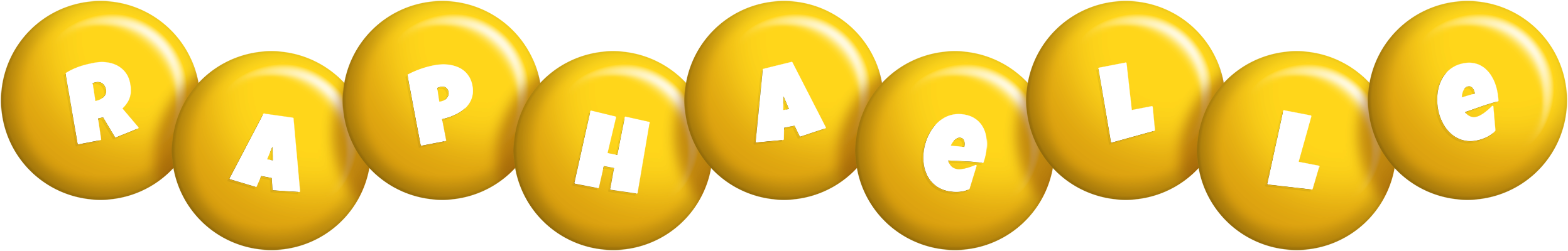 Raphaelle candy-yellow logo