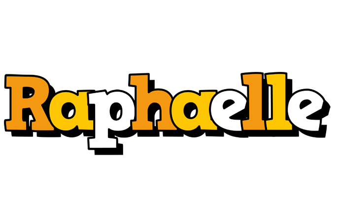 Raphaelle cartoon logo