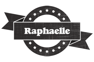 Raphaelle grunge logo