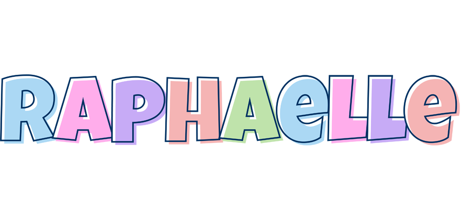 Raphaelle pastel logo