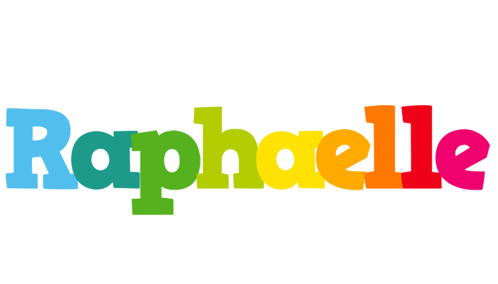 Raphaelle rainbows logo