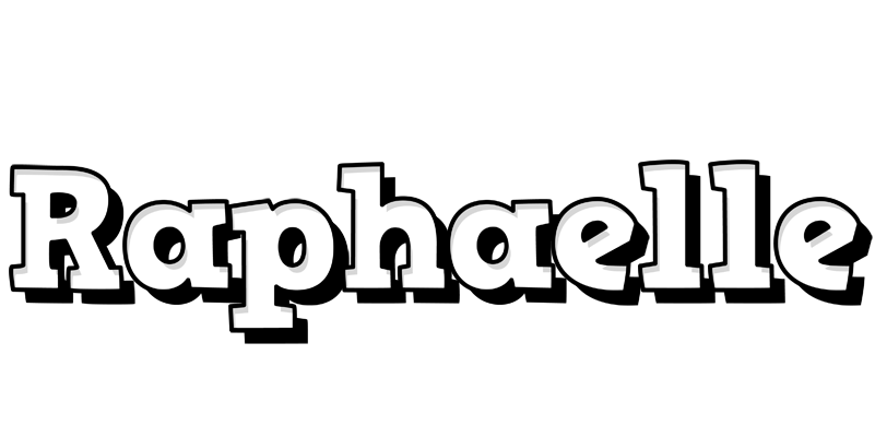 Raphaelle snowing logo