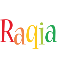 Raqia birthday logo