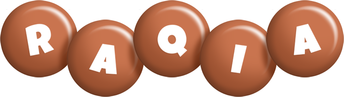 Raqia candy-brown logo