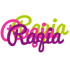 Raqia flowers logo