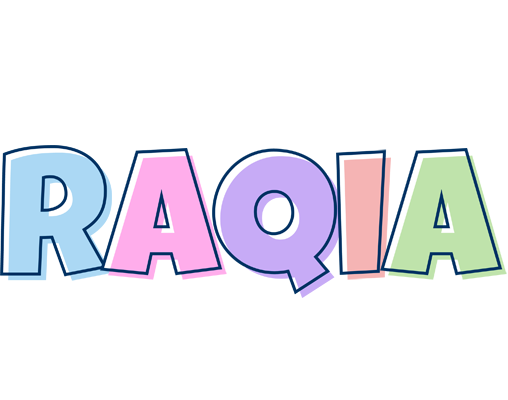 Raqia pastel logo