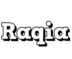 Raqia snowing logo