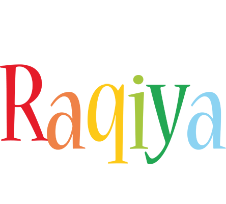 Raqiya birthday logo