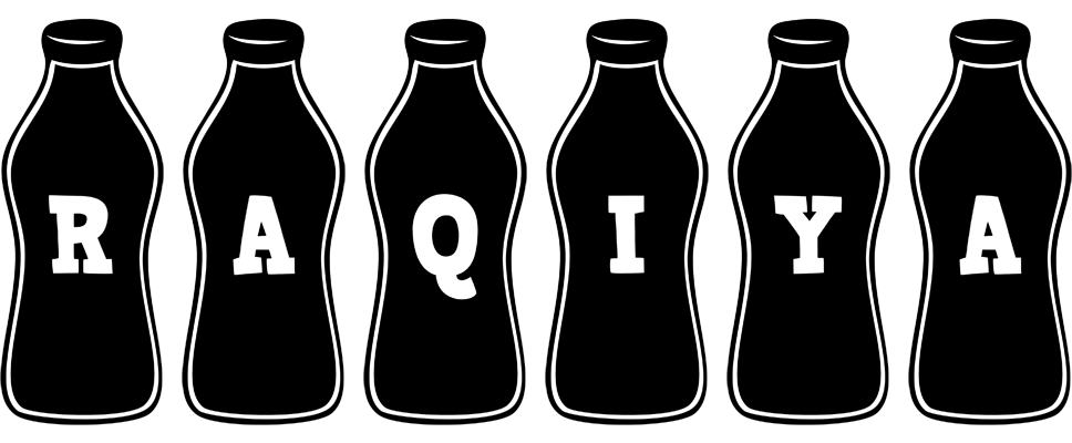 Raqiya bottle logo