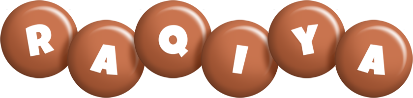 Raqiya candy-brown logo