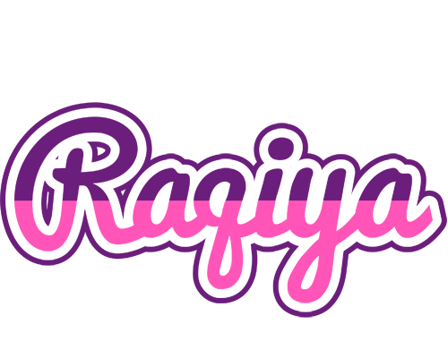 Raqiya cheerful logo
