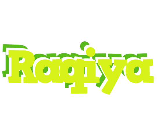 Raqiya citrus logo