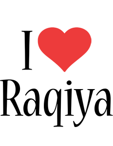 Raqiya i-love logo