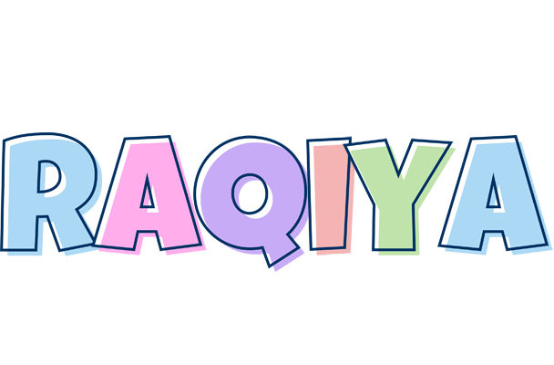 Raqiya pastel logo
