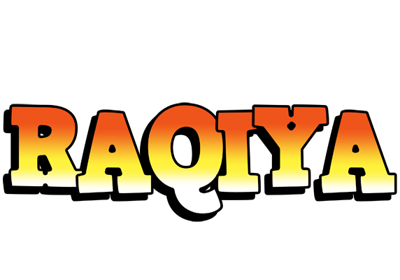 Raqiya sunset logo