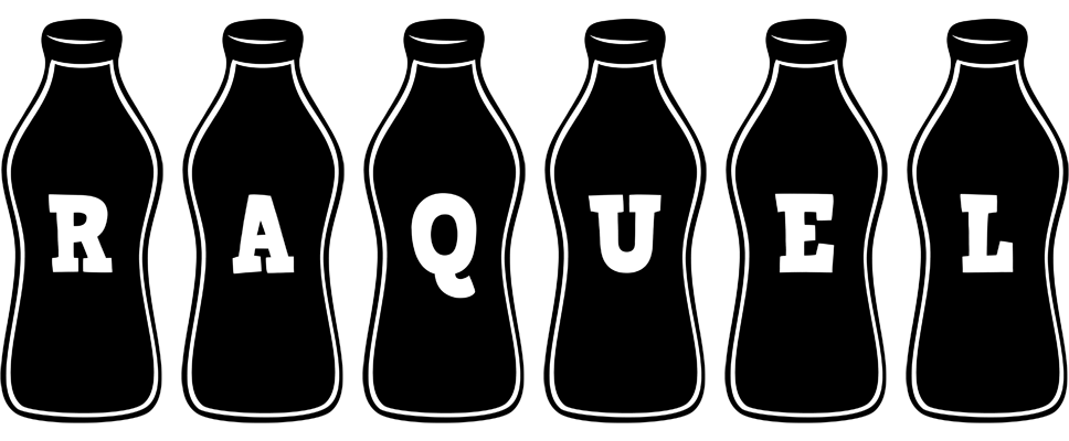 Raquel bottle logo