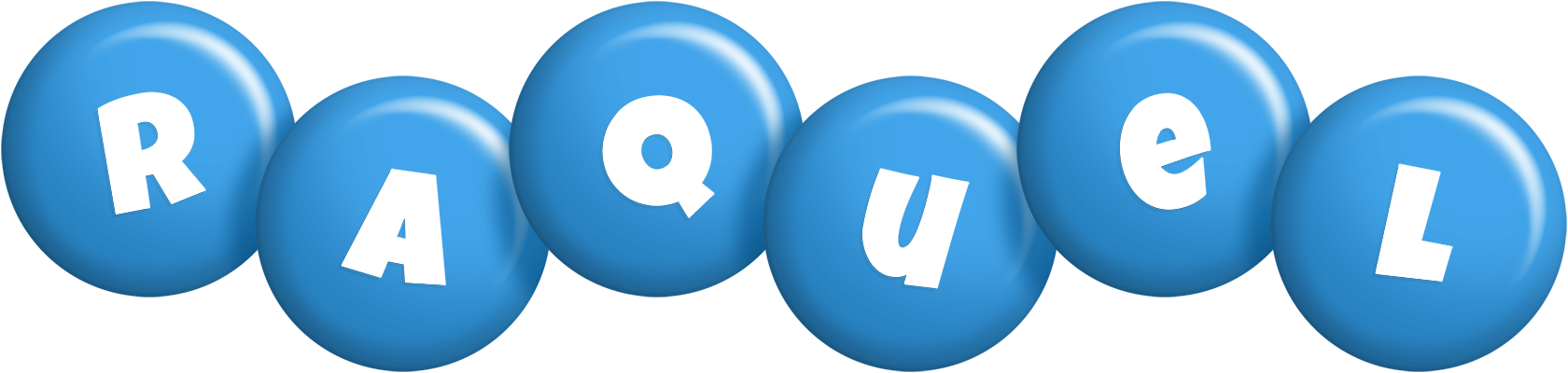 Raquel candy-blue logo