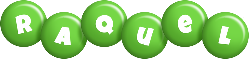 Raquel candy-green logo