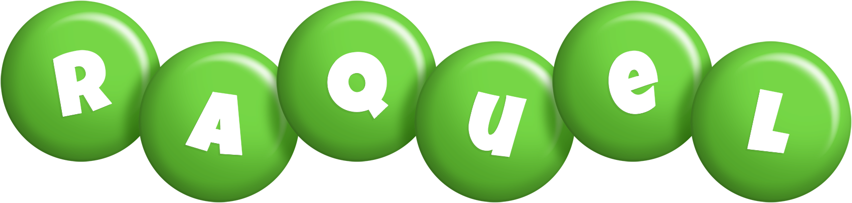 Raquel candy-green logo
