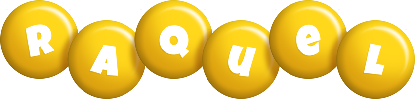Raquel candy-yellow logo