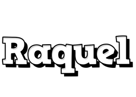 Raquel snowing logo