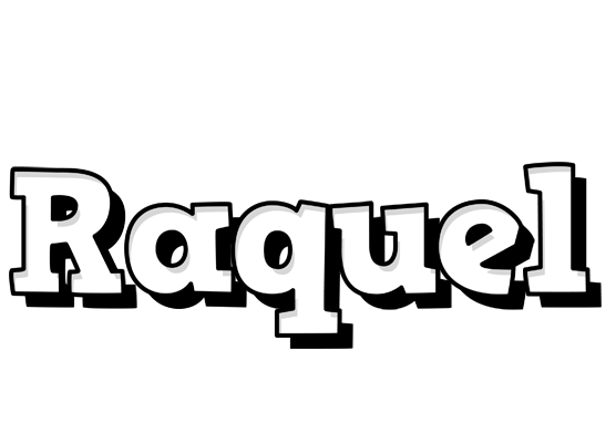 Raquel snowing logo
