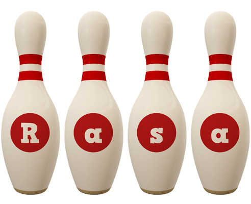 Rasa bowling-pin logo