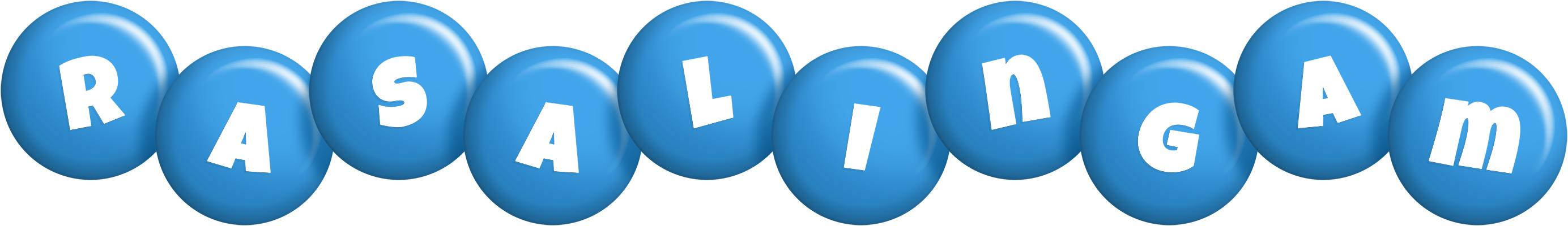 Rasalingam candy-blue logo