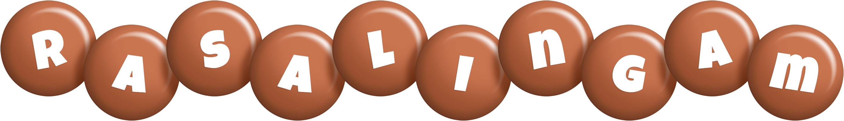 Rasalingam candy-brown logo