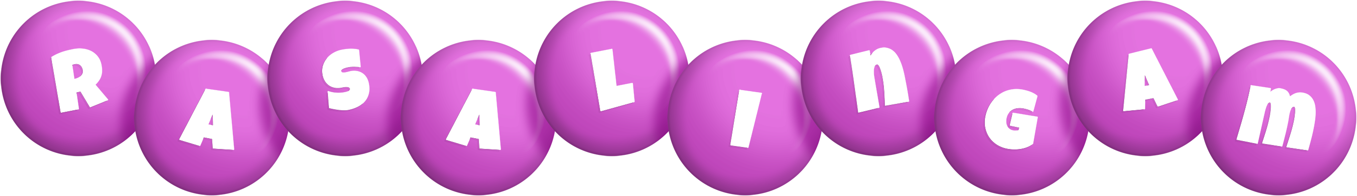 Rasalingam candy-purple logo
