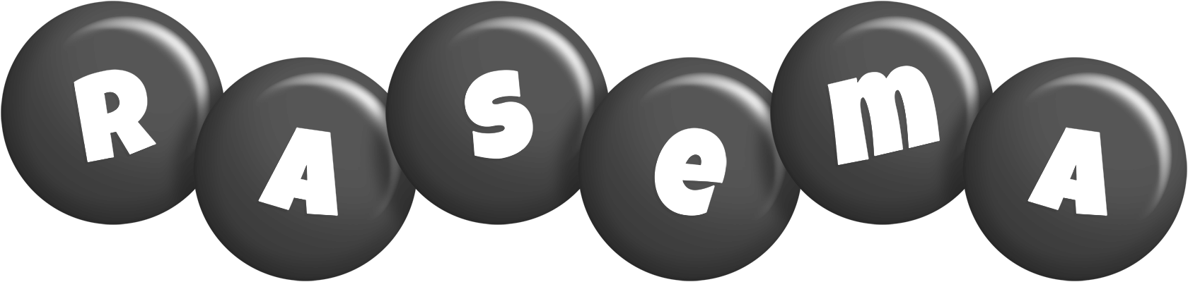 Rasema candy-black logo