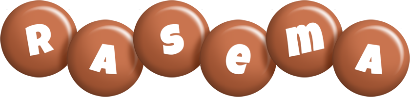 Rasema candy-brown logo