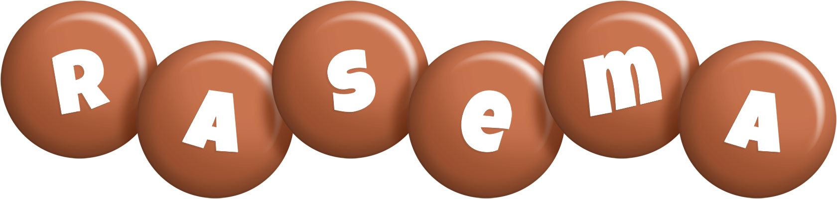Rasema candy-brown logo