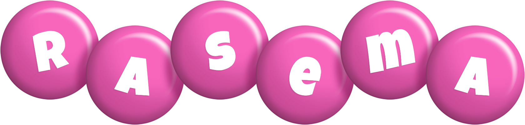 Rasema candy-pink logo