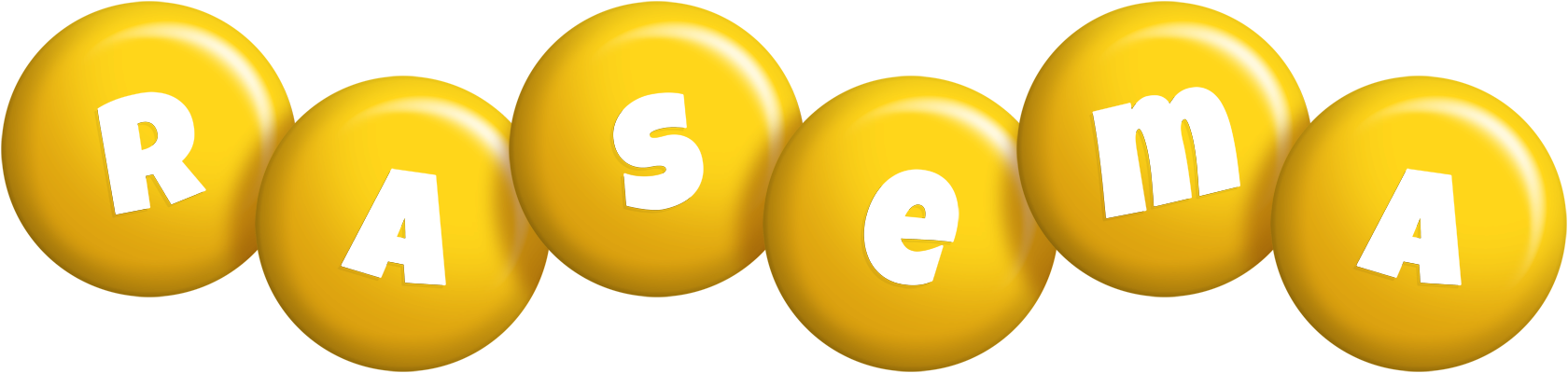 Rasema candy-yellow logo