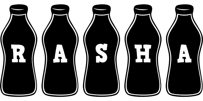 Rasha bottle logo