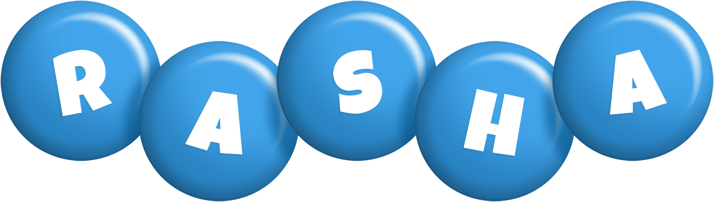 Rasha candy-blue logo