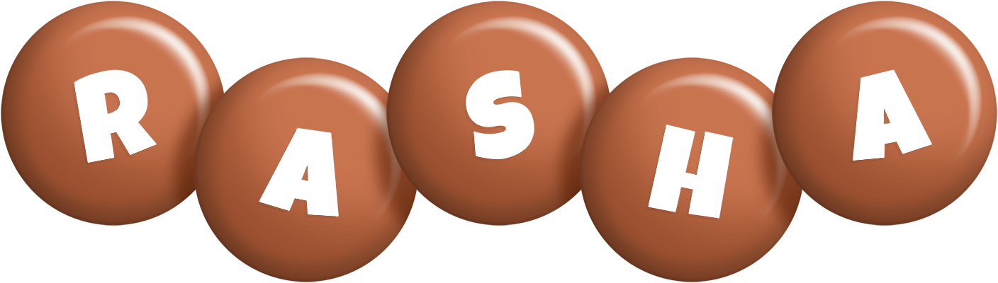 Rasha candy-brown logo