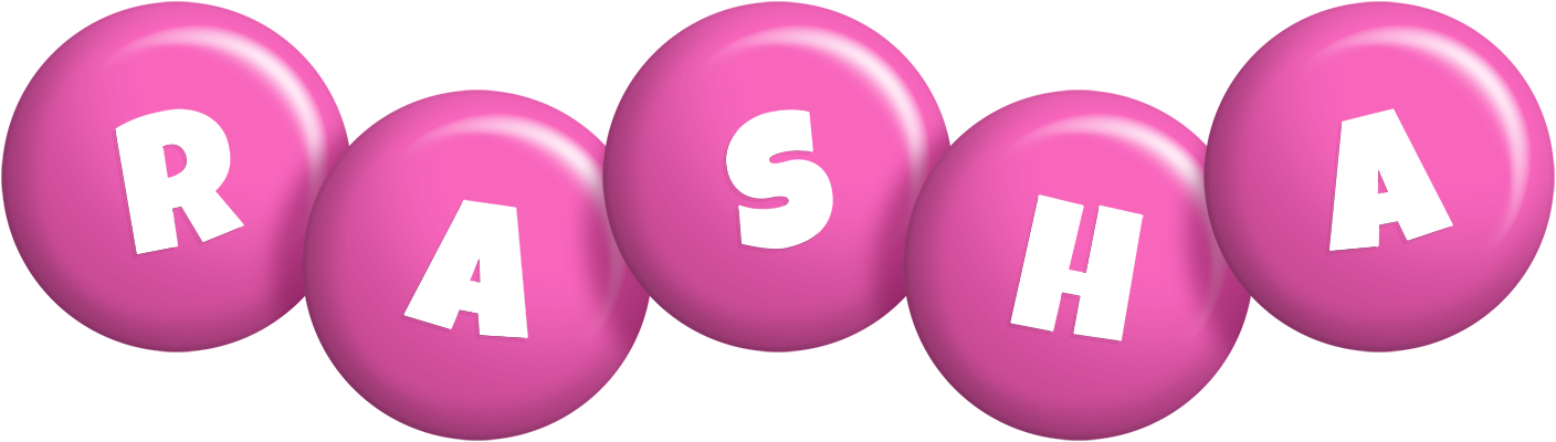 Rasha candy-pink logo