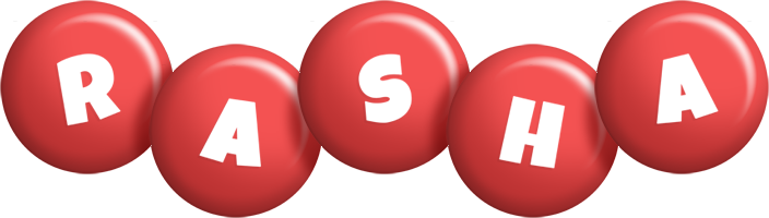 Rasha candy-red logo