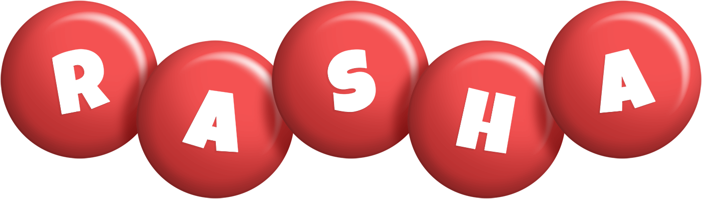 Rasha candy-red logo