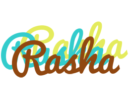 Rasha cupcake logo