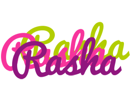 Rasha flowers logo