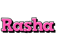 Rasha girlish logo