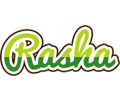 Rasha golfing logo