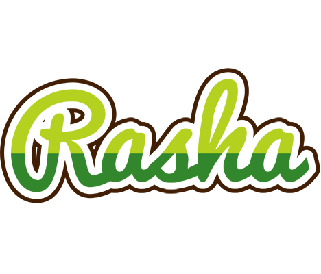 Rasha golfing logo